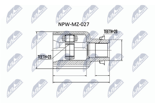 Nty gelenksatz antriebswelle - nty,
