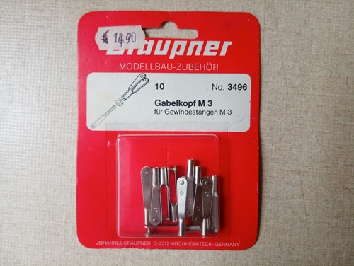 Graupner gabelkopf stahl - m3,