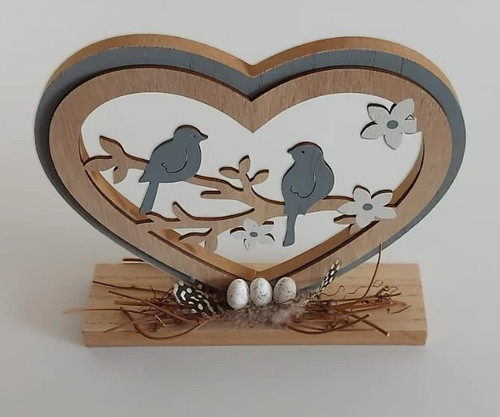 Aufsteller vogelpaar auf ast - vogelpaar,