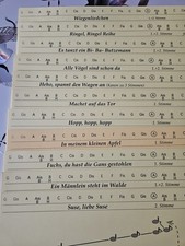 Zauberharfe Unterlegnoten