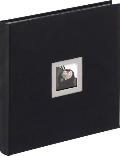 Walther leinen fotoalbum black - leinen,