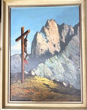 Tirol Landschaft,öl auf