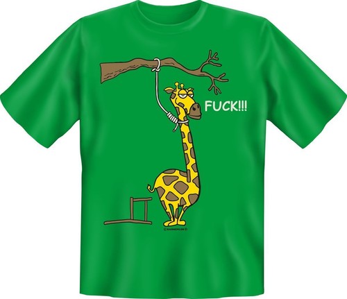 Shirt fuck giraffe herren - t-shirt,
