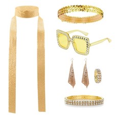 Disco Zubehör Damen Set 70er