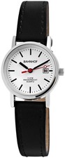 Bahnhof Damen Armbanduhr Frauen Uhr Girl Analog Watch Kunstlederband Datum 3 ATM