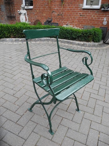 Antiker garten klappstuhl - antiker,