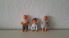 3 alte Puppen für