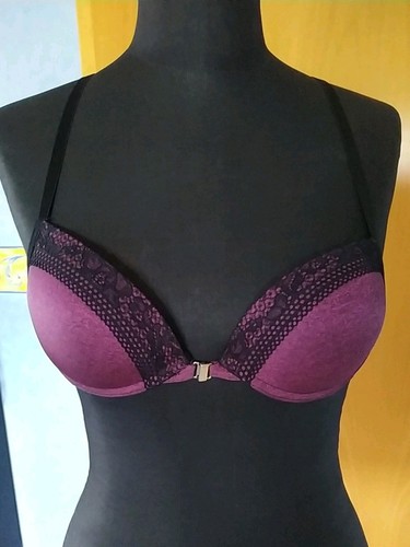Buegel push aubergine - bh, push-up.
