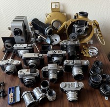 Konvolut Sammlung DDR Kameras