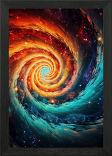 Spirale aus eis und - spirale,