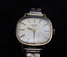Vintage Damen Armbanduhr Mechanisch Zentra Savoy Vergoldet, an Bastler