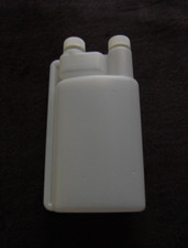 Dosierflasche 1000 ml Zweihals mit Deckel in weiß