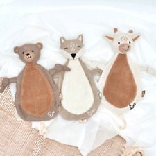 Schmusetuch mit Name | Bedrucktes Schnuffeltuch Junge Mädchen | Strick