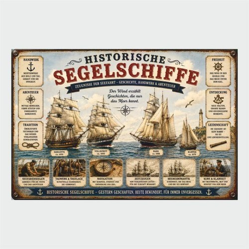 Blechschild historische - blechschild,