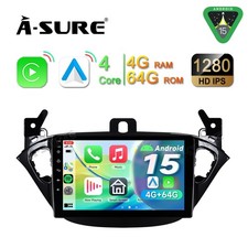 4+64G Für Opel Corsa E 2015-2019 Adam 2013-2016 Android 15 Carplay Autoradio GPS