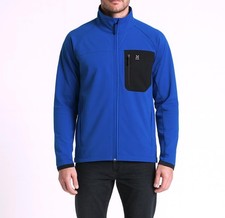 Haglöfs Jacke Herren Gr.M Flexable Softshelljacke Funktionsjacke Blau 154197