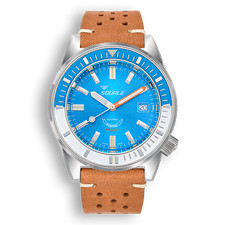 Squale Matic Light Blue Leather light brown MATICXSE.PTC
