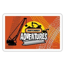 Matchbox™ Adventures Mit Reifenspur Und Kran Aufkleber Sticker, max. 10 x 10 cm
