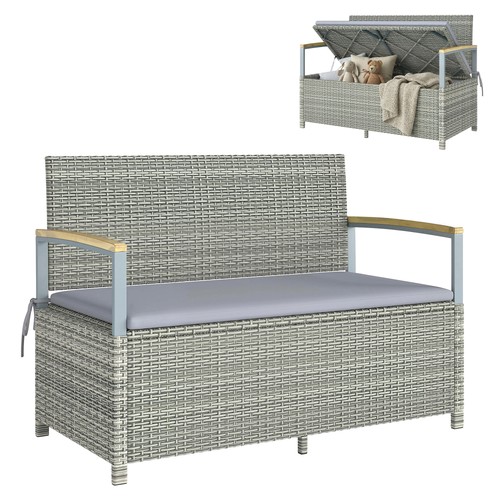 Gartenbank polyrattan 170l - gartenbank,