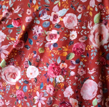 Bio Baumwolljersey Blumen im