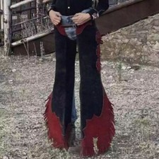 Damen Western Leder Chaps