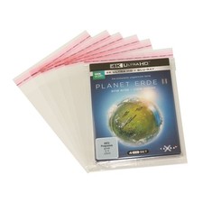 50 St. 4K Ultra HD Blu-ray Hüllen mit Pappschuber aus Folie, 155 x 171 mm 