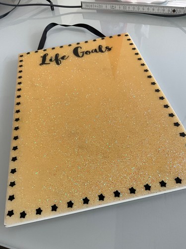 Tafel memoboard life goals - memoboard,,