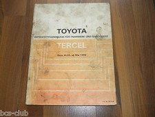 Toyota tercel 1982 - 1982, 1986