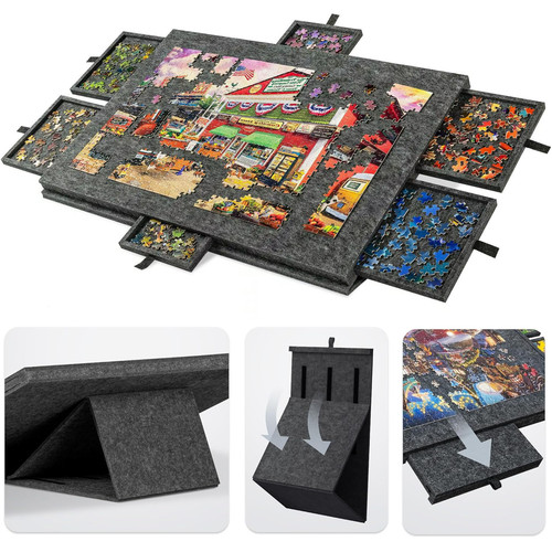 Puzzletisch puzzlebrett mit - puzzletisch, 6