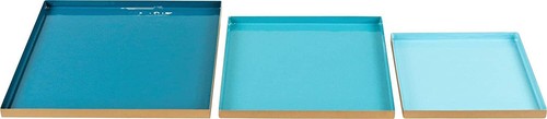 2x3er set metallplatten - 2x3er-set,