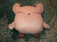 Kissen Eule Wildlederimitat Fa. Zauberschnitt unbenutzt