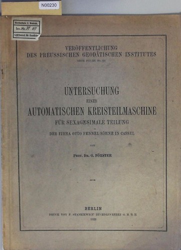 Untersuchungen einer