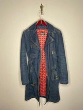 D&G Dolce & Gabbana Jeansmantel Denim Coat 2000s Made in Italy Gr. L Y2K