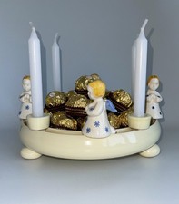 Steckring Schale Adventskranz Engel Kerzenhalter Wächtersbach Gebäckschale