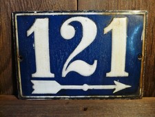 Hausnummer 121 alt antik