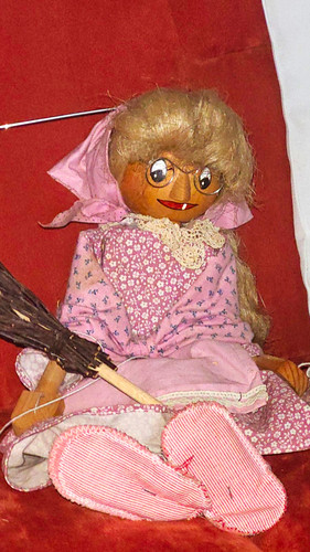 Stoff marionette mädchenpuppe - stoff-marionette,
