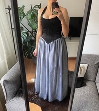 Chou Chou Brautkleid Ballkleid Chiffon Tüll Tüllkleid Korsage schwarz grau weiß