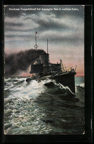 Hochsee torpedoboot bei - ak, hochsee-torpedoboot