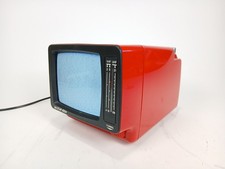 Telestar 4004 Mini TV 70er Portabel Retro Vintage Rot