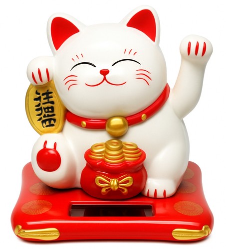 Winkekatze glückskatze maneki - winkekatze,