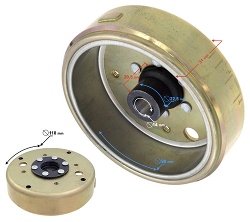 Magnetzünder für 50ccm - , 4t