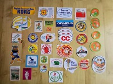 Aufkleber Reklame 70er 80er Jahre - 42 Stück - Konvolut - diverse Sticker