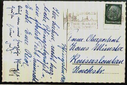 Sonderstempel pfingsten 1939 - sonderstempel,