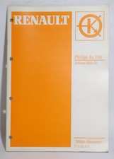 Renault Werkstatthandbuch Autoradio Philips 4x15W Radiosat 6000 CD 1997