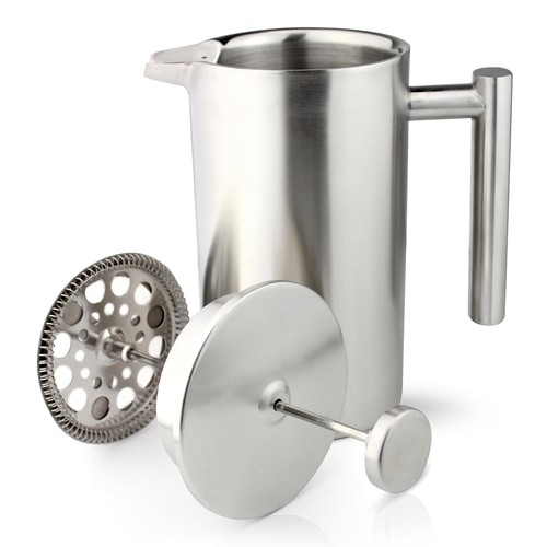 Kaffeebereiter aus edelstahl - aus,