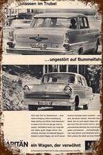 Blechschild OPEL KAPITÄN 30 x