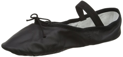 Ballettschuhe leder schwarz - leder,