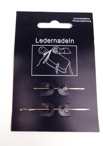 Ledernadeln 2er schusternadel - ledernadeln,
