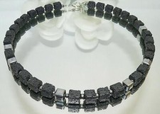 Würfelkette Naturstein Kette