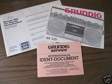 Alte Bedienungsanleitung